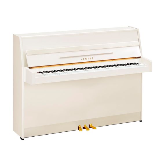YAMAHA JU109PWH//LZ.WITHBENCH акустическое пианино, белое полированное, с банкеткой