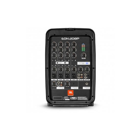 JBL EON208P активная портативная система 2х150Вт. НЧ - 8", ВЧ - 1,1", восьмиканальный микшерный пульт
