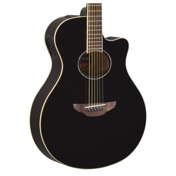 YAMAHA APX600 BLACK электроакустическая гитара со звукоснимателем, цвет черный