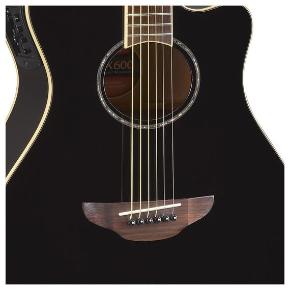 YAMAHA APX600 BLACK электроакустическая гитара со звукоснимателем, цвет черный