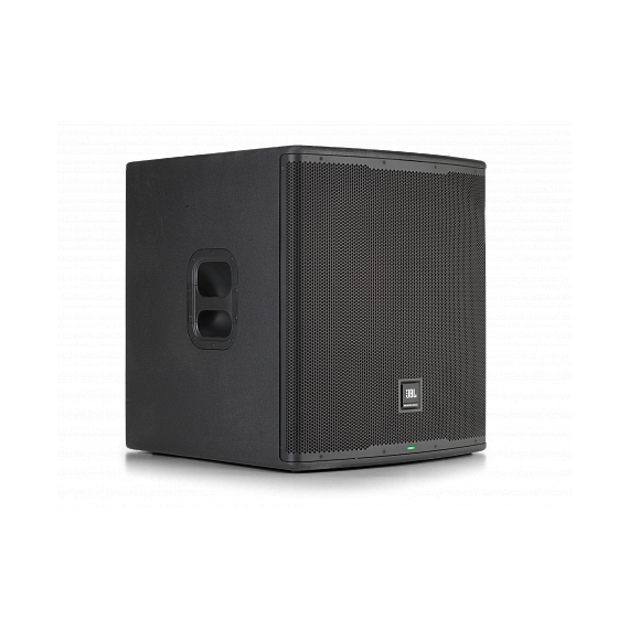 JBL EON718S активный 18" сабвуфер, мощность 750Вт RMS/1500Вт peak, макс SPL131 дБ, резьбовой M20 "стакан" для установки сателлита, вес 35,5 кг