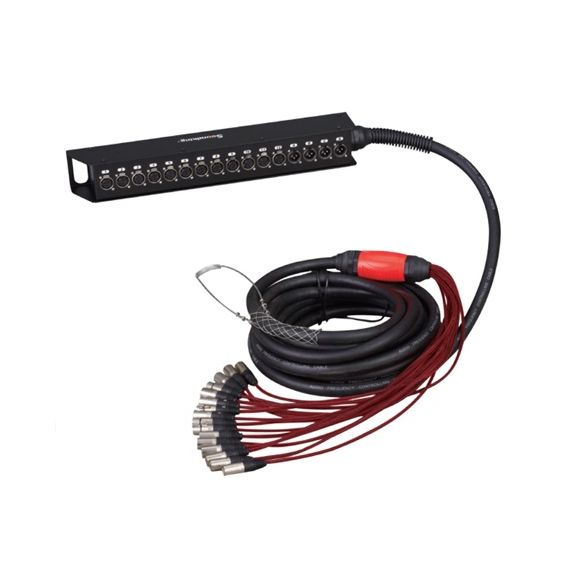 SOUNDKING BCB903-25m Сценическая коммутационная коробка 12хXLR входов + 4хXLR выхода, 25м