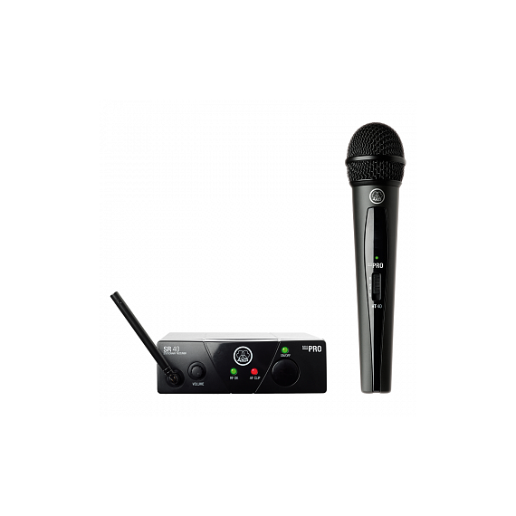 AKG WMS40 Mini Vocal Set BD US25C (539.3МГц) вокальная радиосистема с приёмником SR40 Mini и ручным передатчиком с капсюлем D88