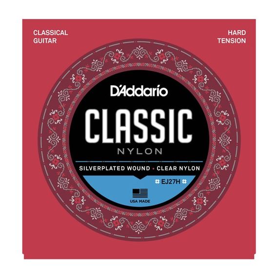 D'ADDARIO J27H04 Отдельная 4-ая струна для классической гитары, сильное натяжение