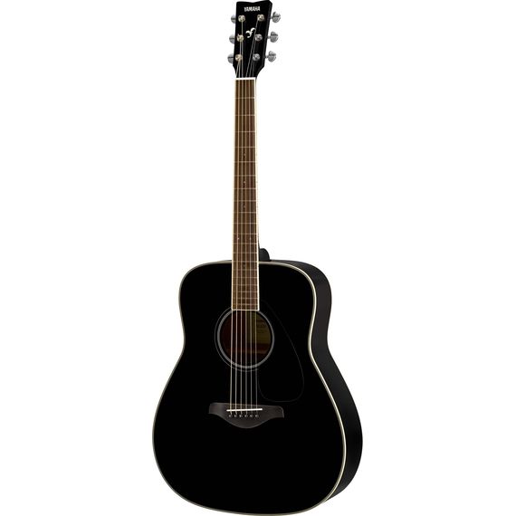 YAMAHA FG820 BLACK гитара акустическая. традиционная вестерн. Цвет: чёрный
