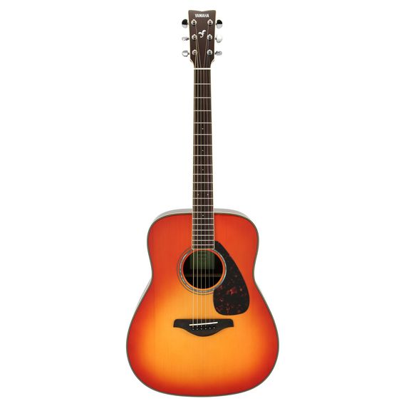 YAMAHA FG830 AUTUMN BURST Акустическая гитара. Верхняя дека из массива Ели.Нижняя дека и обечайки из палисандра.