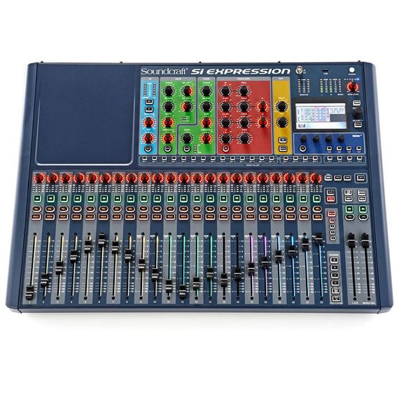 ​SOUNDCRAFT Si Expression 2 цифровой микшер, 24 мик/лин XLR входа, 16 XLR выходов, 4 лин.