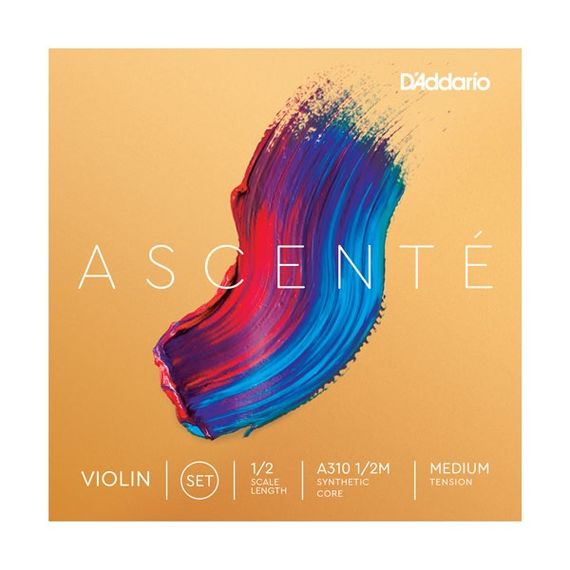 D'ADDARIO A310-1/2M Ascente Комплект струн для скрипки 1/2, среднее натяжение