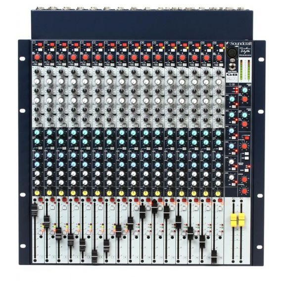 ​SOUNDCRAFT GB2R-16 микшер рэковый 16 моно, 6 Aux, TRS директ-выходы на каждом моно канале