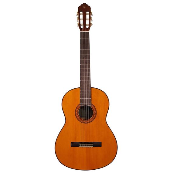YAMAHA C40 Гитара акустическая классик,  корпус меранти, гриф нато, накладка на гриф палисандр, колки хромированные, цвет натуральный