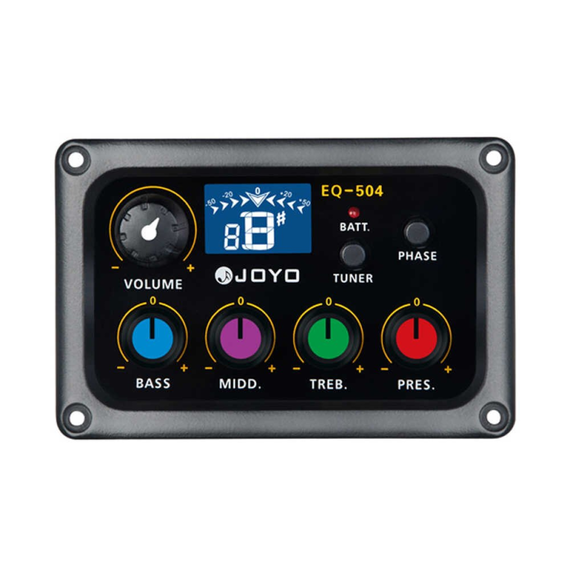 ​JOYO EQ-504 4-полосный эквалайзер,со встроенным тюнером.