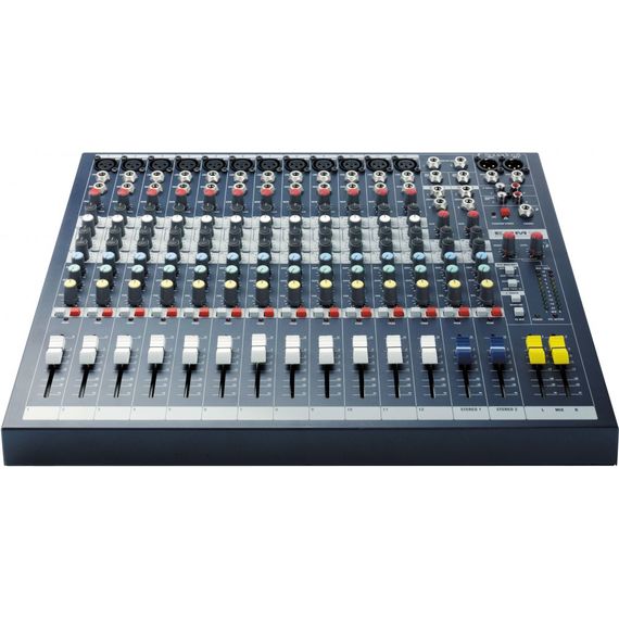 ​SOUNDCRAFT EPM12 микшерный пульт, 12 mono + 2 stereo, 2 aux, 60мм фейдер
