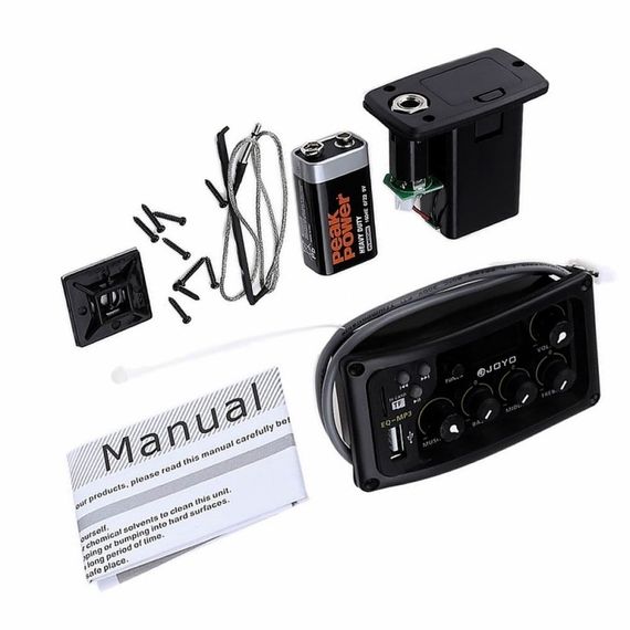 ​JOYO EQ-MP3 3-полосный эквалайзер с тюнером и MP3 плеером