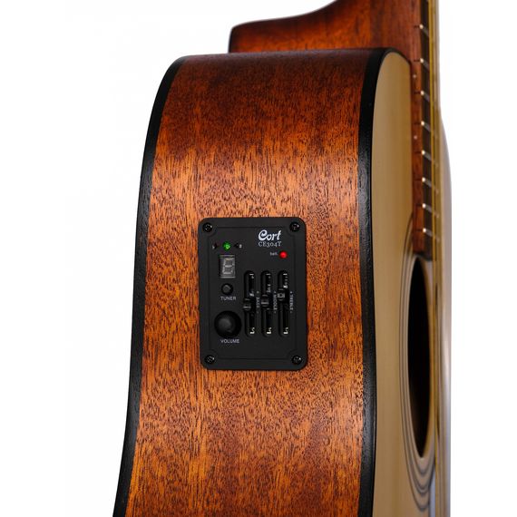 CORT AD810E-OP Standard Series Электро-акустическая гитара, цвет натуральный