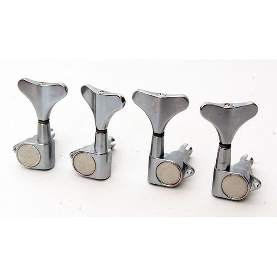 CARAYA MB-1001-CR Комплект колковой механики для бас-гитары, 2+2