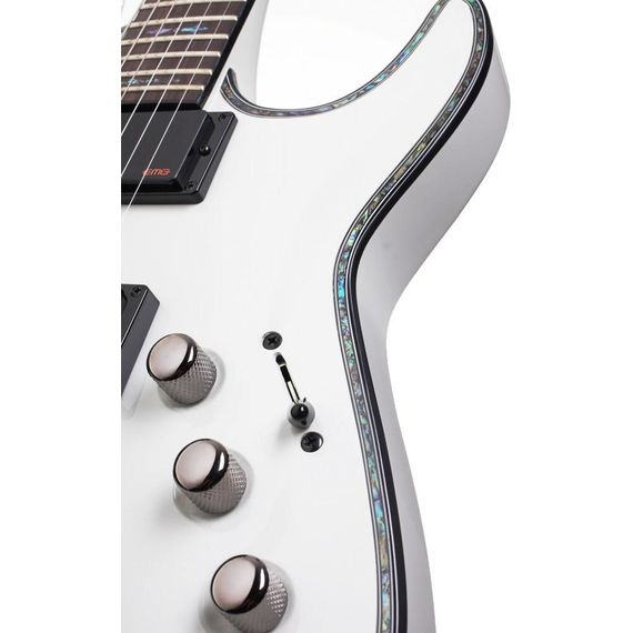 ​SCHECTER HELLRAISER C-1 WHT Гитара электрическая шестиструнная.24 лада