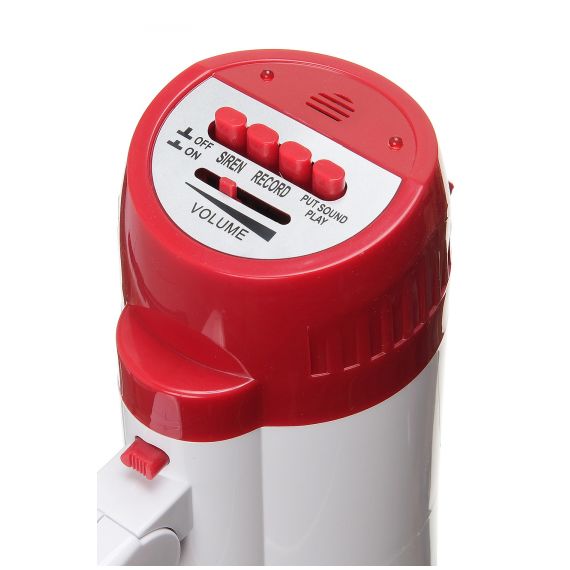 MEGAPHONE HW-8R Мегафон ручной с сиреной, записью, мощность: до 15 Вт