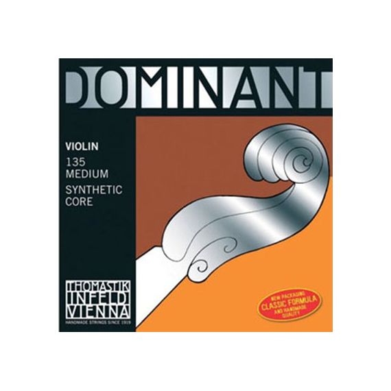 THOMASTIK 135 Dominant Комплект струн для скрипки размером 4/4, среднее натяжение