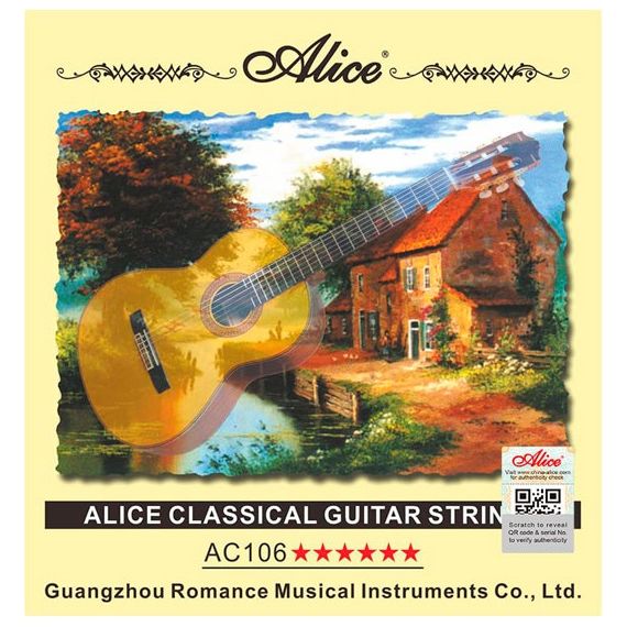 ALICE AC106-H-5 Отдельная струна №5, диаметр 0.036 нейлон.