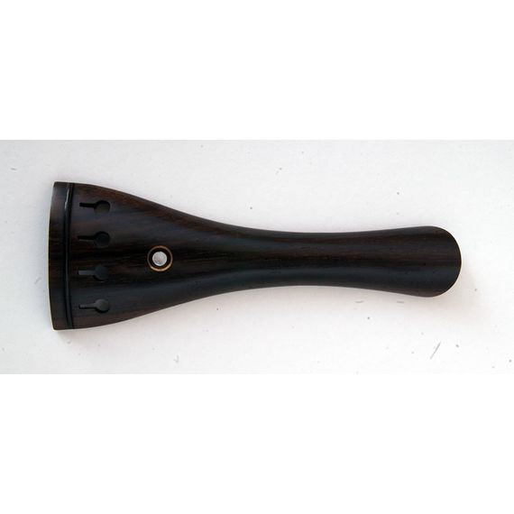 WBO VT04R-4/4 Струнодержатель для скрипки, круглый, парижский глазок. Материал - палисандр.