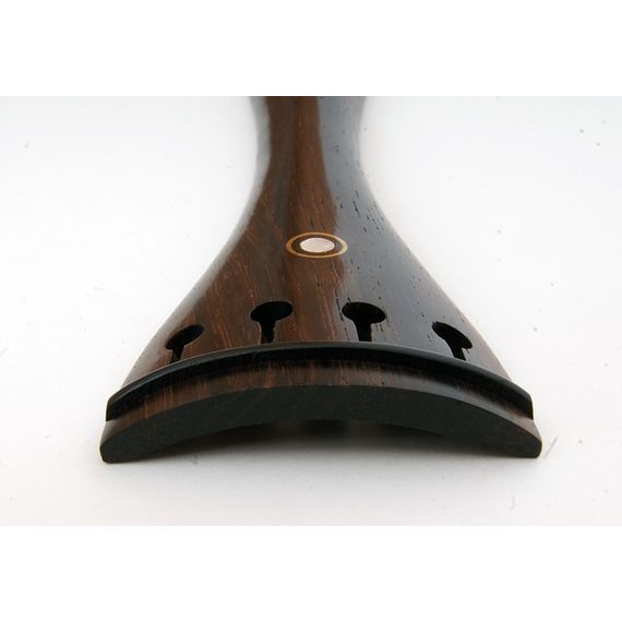 WBO VT04R-4/4 Струнодержатель для скрипки, круглый, парижский глазок. Материал - палисандр.