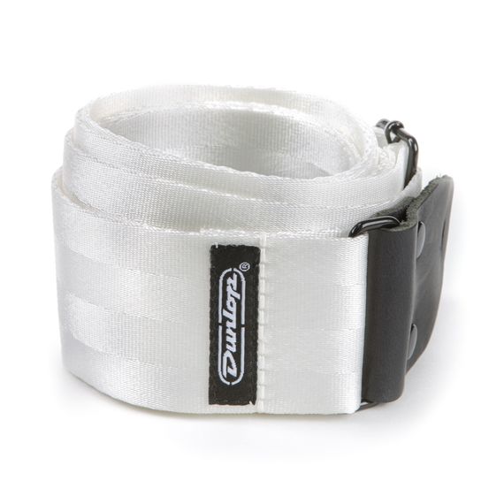 DUNLOP DST70-01WH Deluxe Seatbelt Ремень для гитары, белый,