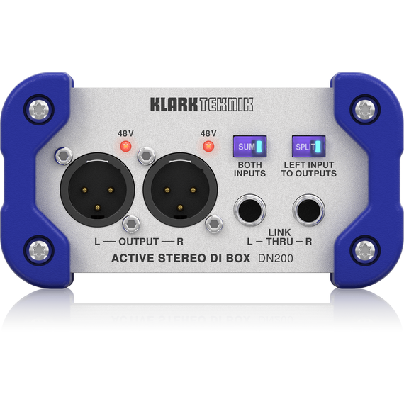 KLARK TEKNIK DN200 V2 DI-BOX двухканальный активный с трансформаторной развязкой