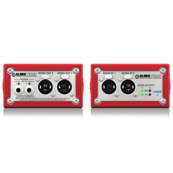KLARK TEKNIK DN9610 повторитель сигнала 2 x AES50 (Cat-5E/Cat-6) увеличивает длину линии до 200 метров