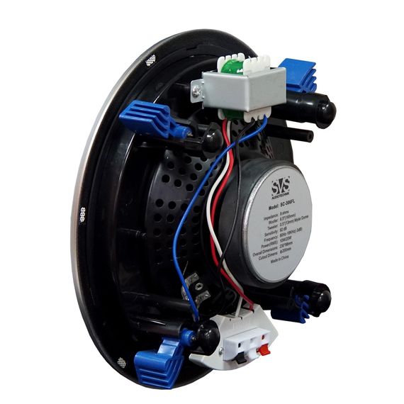 SVS Audiotechnik SC-306FL Громкоговоритель потолочный безрамочный 6.5", 10/20 Вт, 8 Ом, 70/100В, 92дБ, 80-18000Гц, монтажное отверстие диам 200мм, габариты: диаметр 230мм, высота 88мм