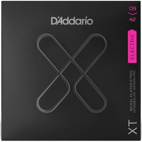 D'ADDARIO XTE0942 XT Комплект струн для электрогитары, никелированные, 9-42, с покрытием