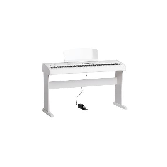 ORLA Stage-Studio-White-Satin Цифровое пианино, белое, со стойкой