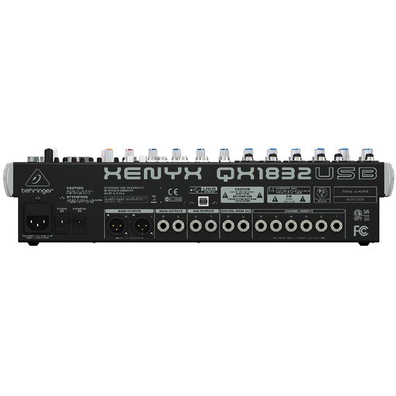 BEHRINGER XENYX QX1832USB-EU Пульт микшерный универсальный малошумящий премиум-класса