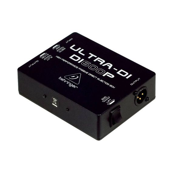 BEHRINGER DI600P DI-box пассивный с согласованием импеданса для прямого подключения инструментов
