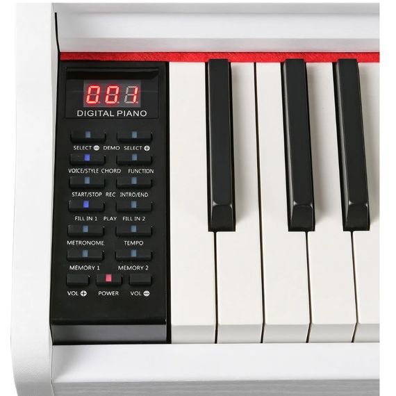 EMILY PIANO D-51 WH Цифровое фортепиано 88кл. со стойкой с тремя педалями в комплекте