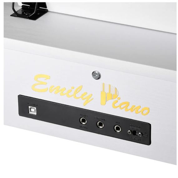 EMILY PIANO D-51 WH Цифровое фортепиано 88кл. со стойкой с тремя педалями в комплекте