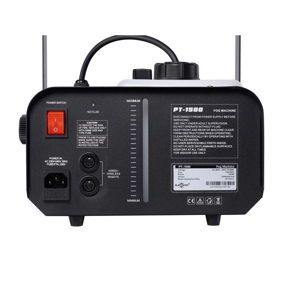 DJ POWER PT-1500 Генератор дыма ,Беспроводное управление