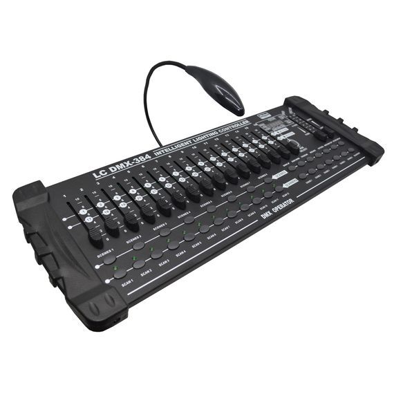 XLINE LIGHT LC DMX-384 Контроллер DMX, 384 канала.16 фейдеров для ручного контроля над каналами