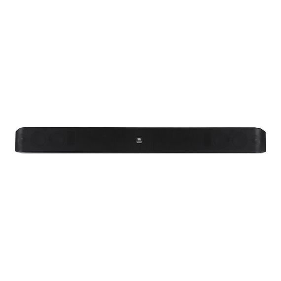 JBL PSB-1 2-канальная звуковая панель. Усилители класса D 2х20Вт, макс SPL 94дБ, входы 2хRCA, кронштейны для настольного и настенного монтажа, 1,8кг