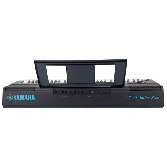 YAMAHA PSR-E473 синтезатор-аранжировщик на 61 полноразмерную клавишу, поддержка velocity;