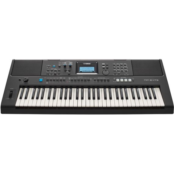 YAMAHA PSR-E473 синтезатор-аранжировщик на 61 полноразмерную клавишу, поддержка velocity;