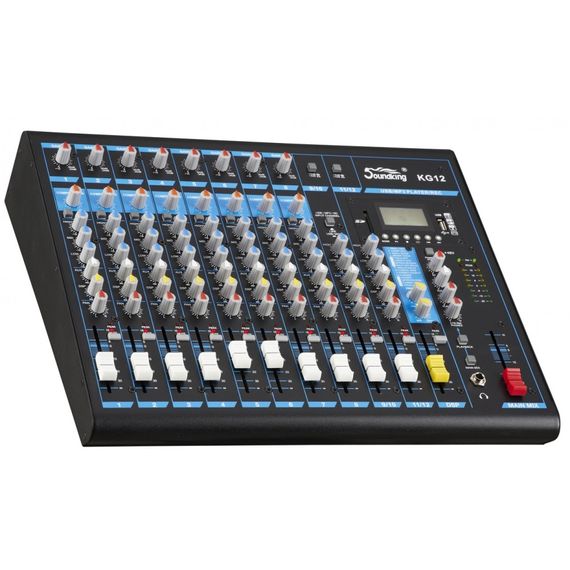 SOUNDKING KG12 Микшерный пульт, 12 Микрофонный вход: 8 Стерео