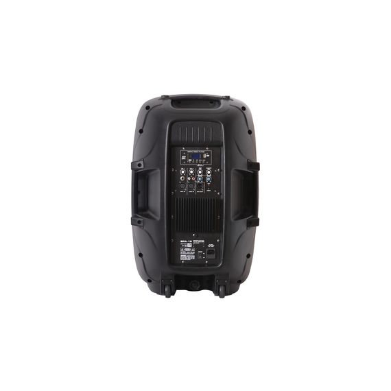 LEEM SPA-15 Акустическая система активная, MP3, SD, USB, BT, 100Вт. Встроенный Mp3 плеер, слот для SD карты, USB порт, Bluetooth. Боковые ручки и колесики сзади для удобства транспортировки.