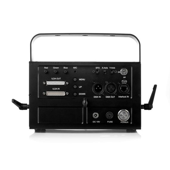 BIG DIPPER B3W-RGB Лазерный проектор Угол сканирования: 25 Kpps +/- 20 градусов (максимум).