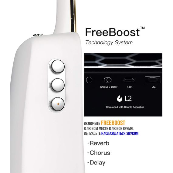 LAVA ME-2 WH FREEBOOST Гитара электроакустическая