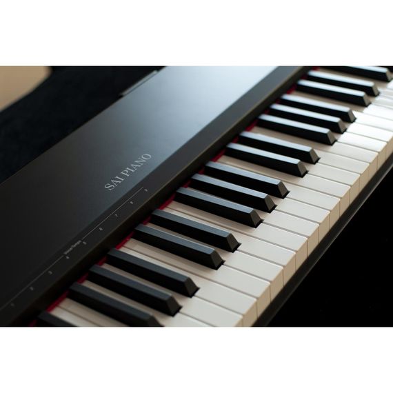 SAI PIANO P-9BK Цифровое пианино, 88 клавиш, молоточковая механика, 3 уровня чувствительности, 8 +13