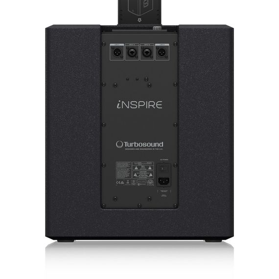 TURBOSOUND iNSPIRE iP2000 V2 модульная аудио колонна 1000Вт, SUB-12", HЧ- 16х2,75"+твитт. неодим, DSP "KLARK TEKNIK SST", аудио+управление Bluetooth.