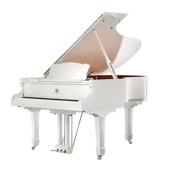 SAM MARTIN GP-158W Рояль акустический 88кл, цвет белый