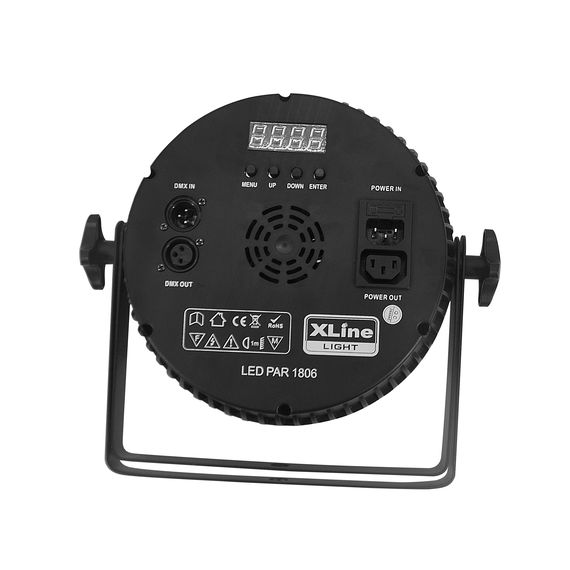 XLINE LIGHT LED PAR 1806 RGBWAUV Светодиодный прибор PAR 18 x 6 Вт светодиодов