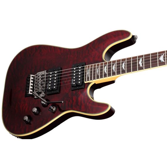 SCHECTER OMEN EXTREME-6 FR BCH Гитара электрическая, 6 струн, корпус махагони w/Quilted Maple