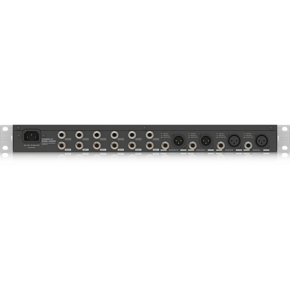 BEHRINGER HA6000 рэковый 6-канальный усилитель для стереонаушников, изображение 2